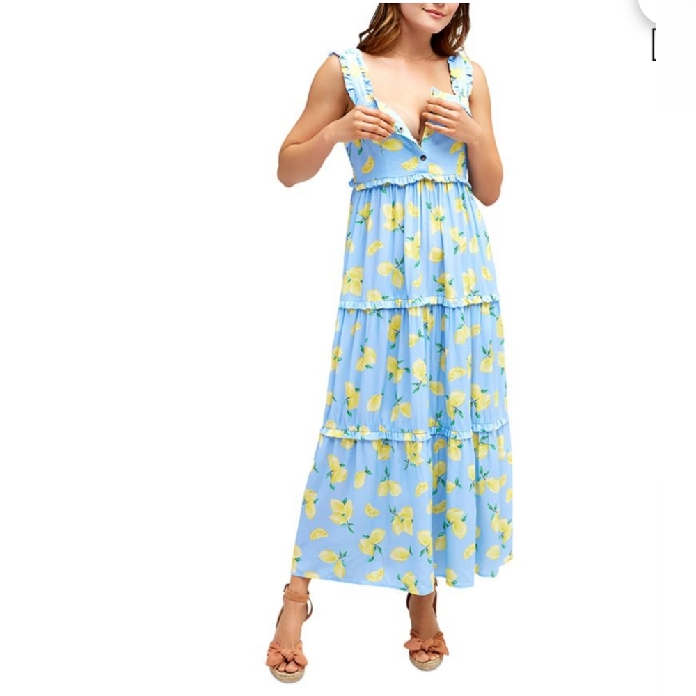 Nom Lemon Maternity/Nursing Dress